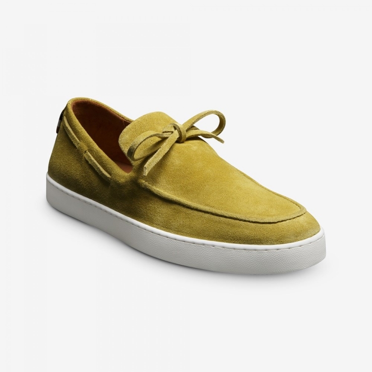 Allen Edmonds Santa Rosa Slip-on Sneaker Citron Suede F05djhAF - Click Image to Close