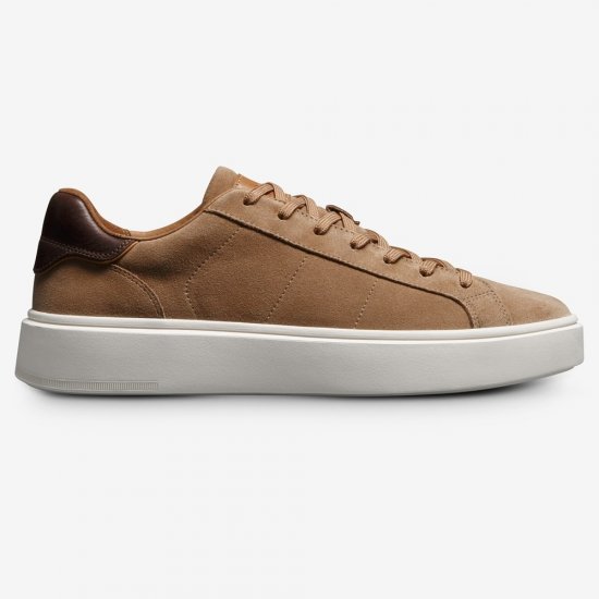 Allen Edmonds Oliver Lace-up Sneaker Sandstone Suede Xn0qwnUp