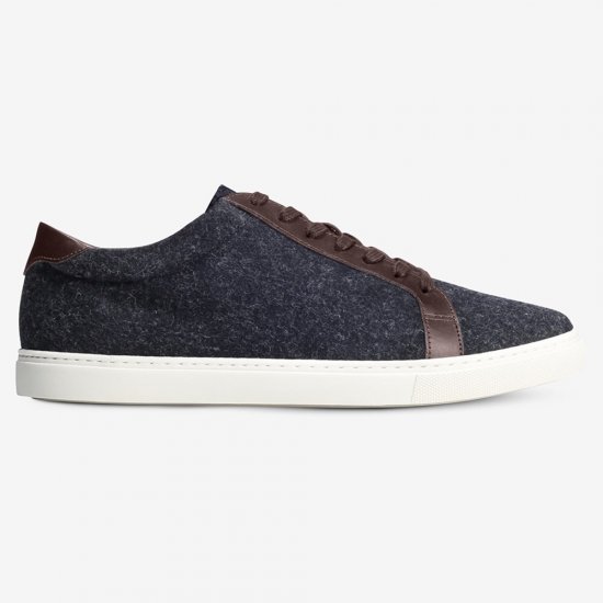 Allen Edmonds Courtside Wool Sneaker? Charcoal Wool/Mahogany HVshys07