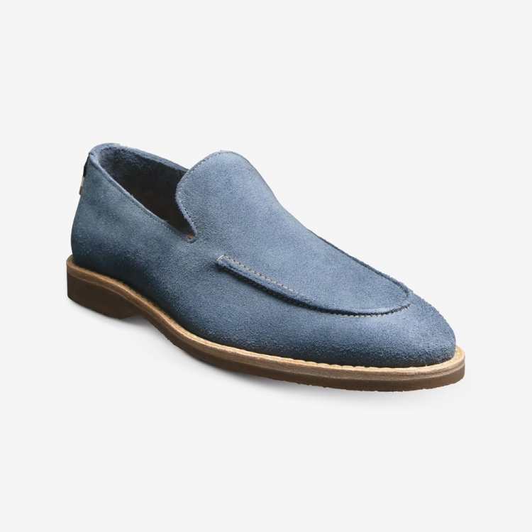 Allen Edmonds Denali Venetian Loafer Denim Suede wNldFTmO - Click Image to Close