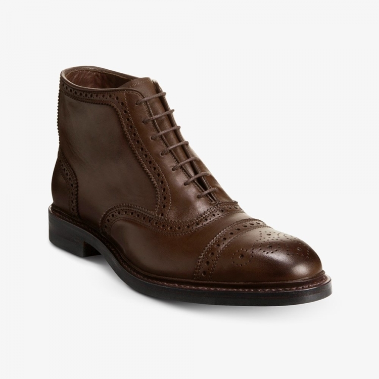 Allen Edmonds Hamilton Weatherproof Oxford Dress Boot Brown mstWXmQZ - Click Image to Close