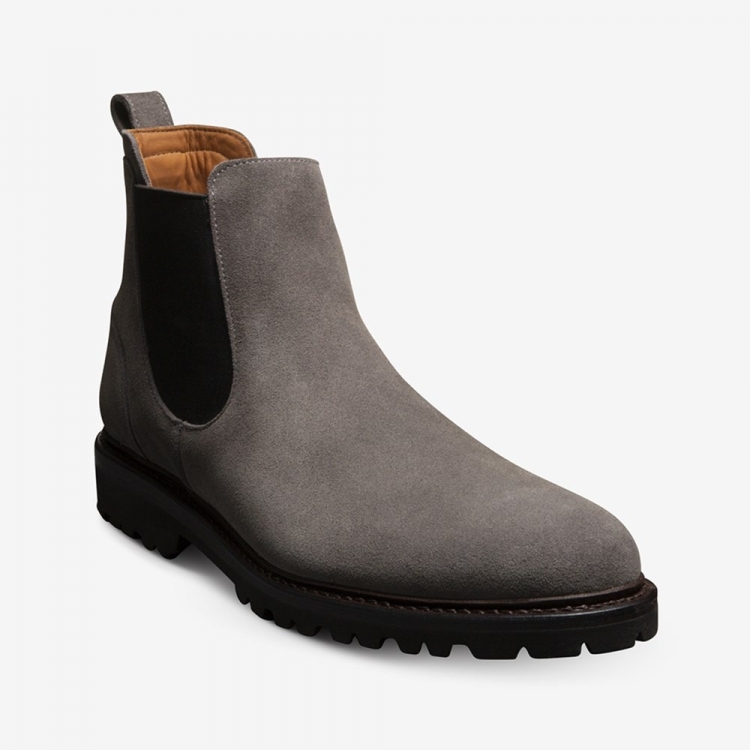 Allen Edmonds Grafton Chelsea Boot Grey lBlH76Yw - Click Image to Close