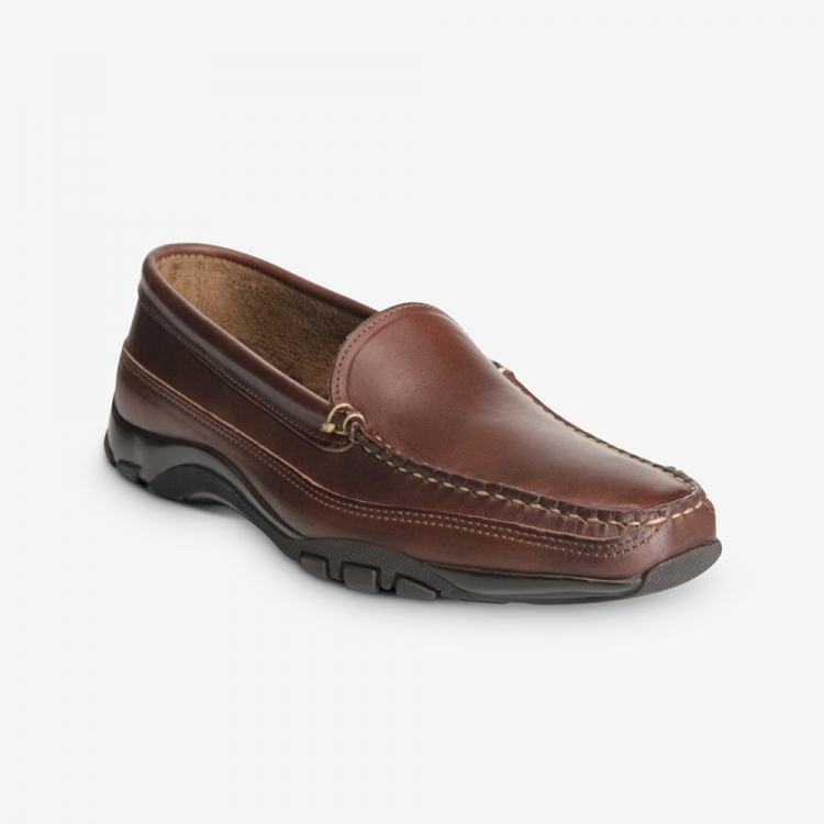 Allen Edmonds Boulder Venetian Driving Moccasin? Brown dmXBfyjW - Click Image to Close