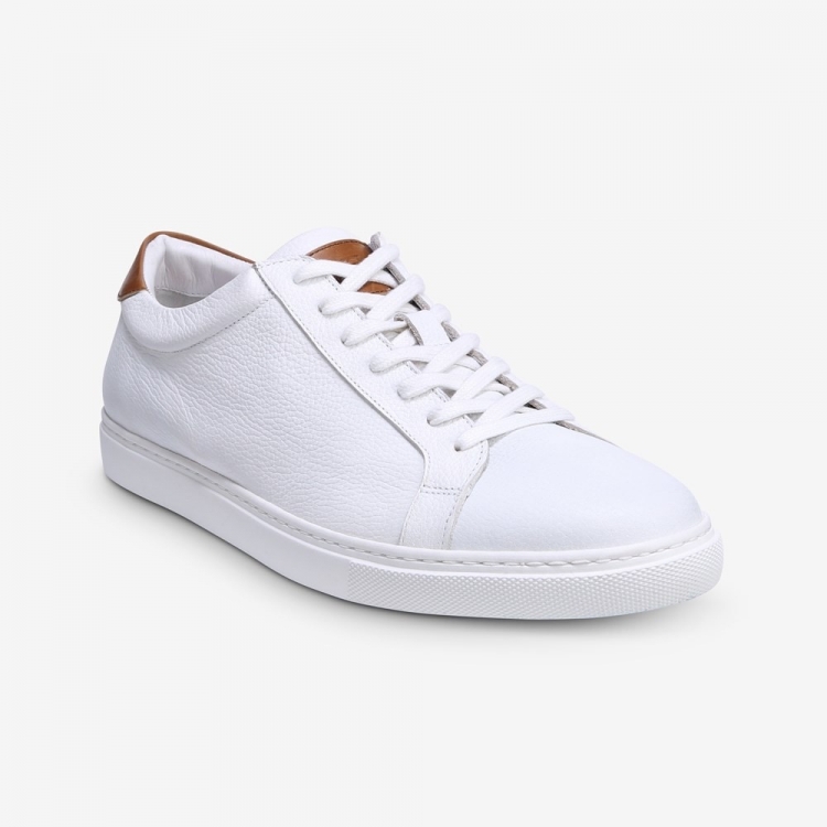 Allen Edmonds Courtside Sneaker White qbibSP6R - Click Image to Close