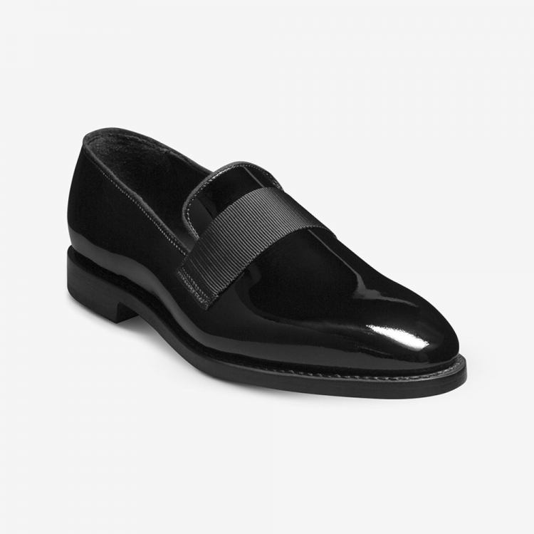 Allen Edmonds James Dress Loafer Black Patent GrR3V78U - Click Image to Close