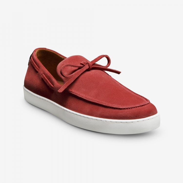 Allen Edmonds Santa Rosa Slip-on Sneaker Crimson Suede djA7TANq - Click Image to Close