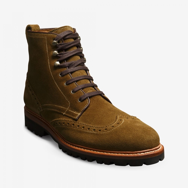 Allen Edmonds Astor Wingtip Boot Caper Green KJJmCv6R - Click Image to Close