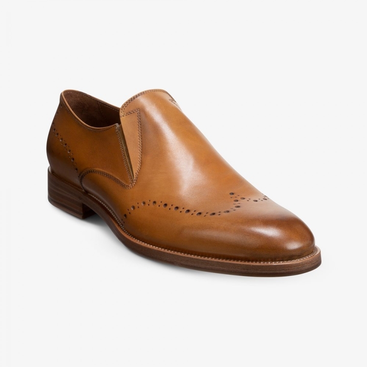 Allen Edmonds Lucca Slip-on Walnut Brown 24dIxnox - Click Image to Close