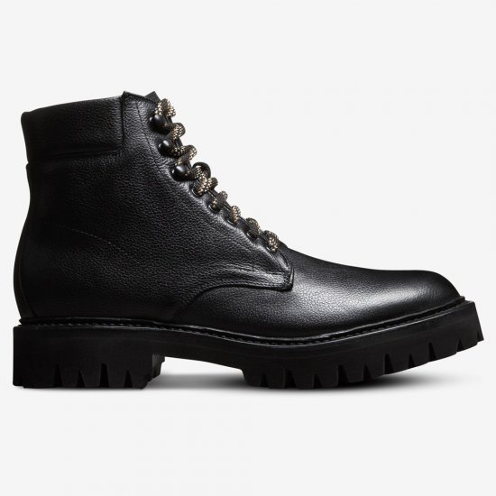 Allen Edmonds Higgins Mill Hiker Boot Black Leather jIgmoldN