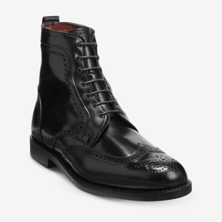 Allen Edmonds Dalton Shell Cordovan Dress Boot Black Cordovan WbTCkUnz - Click Image to Close