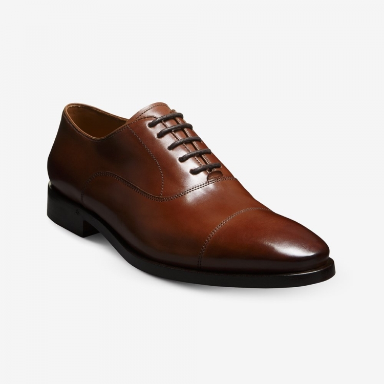 Allen Edmonds Siena Cap Stitch Oxford Dress Shoe Chili ePlkzpqD - Click Image to Close