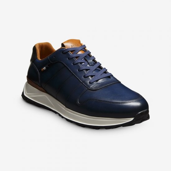 Allen Edmonds Lawson Lace-up Sneaker Navy Leather 7QjnrNV8