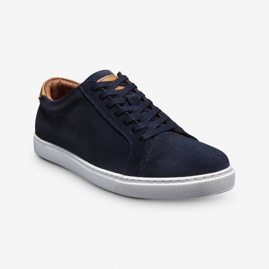 Allen Edmonds Courtside Suede Sneaker Navy Suede AlgUWOWI