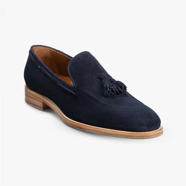 Allen Edmonds Lucca Tassel Loafer Navy snw97H5d - Click Image to Close