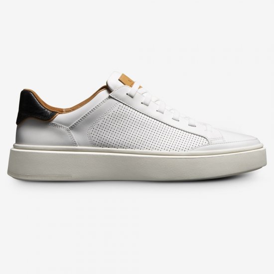 Allen Edmonds Oliver Slip-on Stretch-lace Sneaker White Leather yQhOTVba