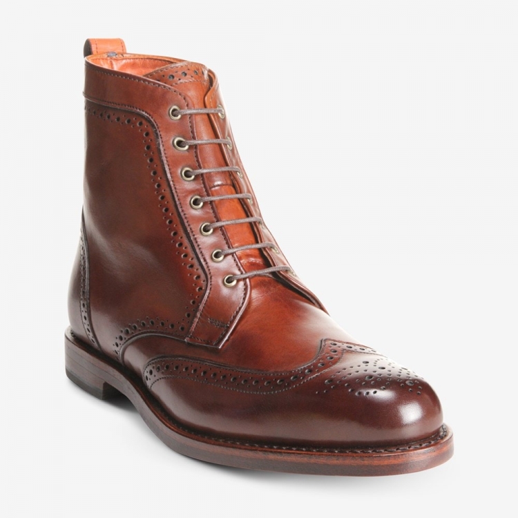 Allen Edmonds Dalton Wingtip Dress Boot? Dark Chili JhKnaYxC - Click Image to Close