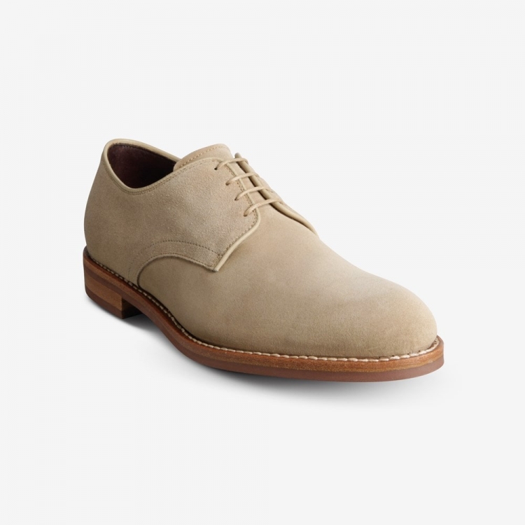 Allen Edmonds Nomad Buck Suede Derby? Bone NkDJmIKZ - Click Image to Close