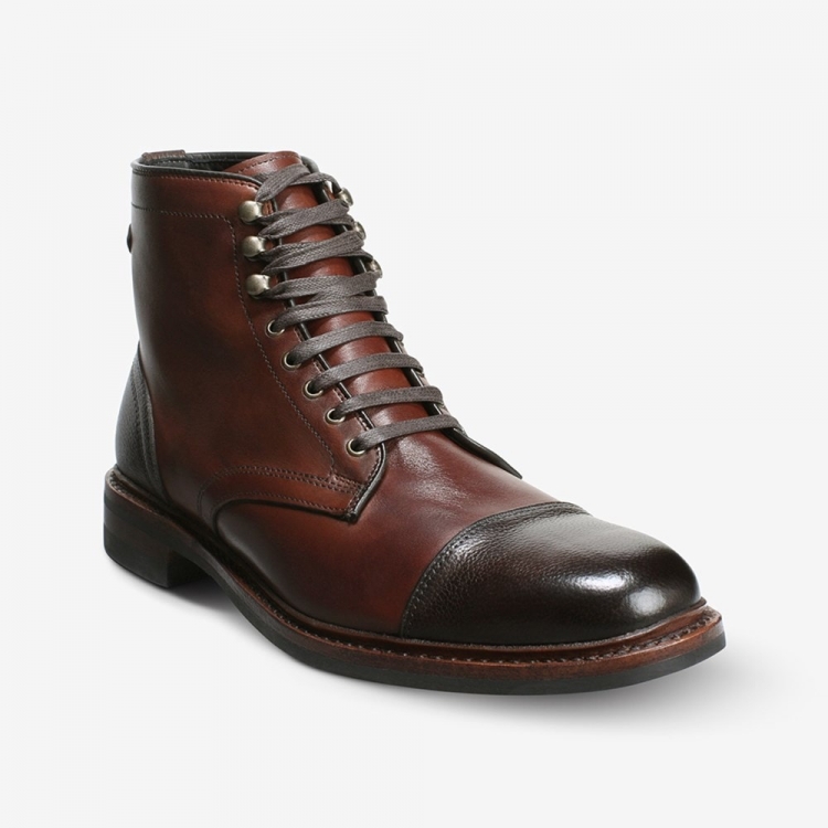 Allen Edmonds Landon Cap-toe Boot Chili / Brown 4wVufATK - Click Image to Close