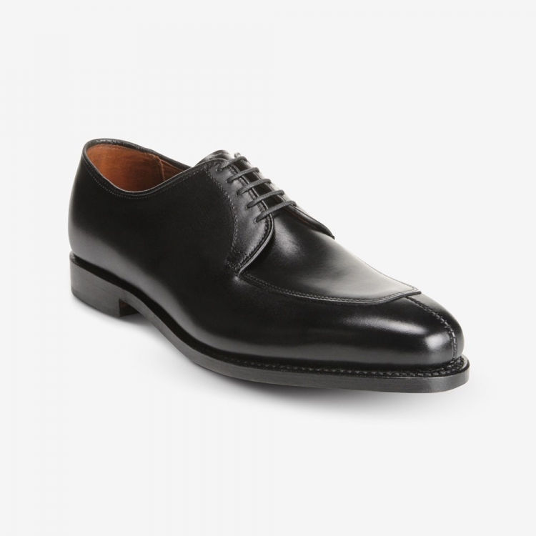 Allen Edmonds Delray Blucher Dress Shoe Black 54JVM2N7 - Click Image to Close