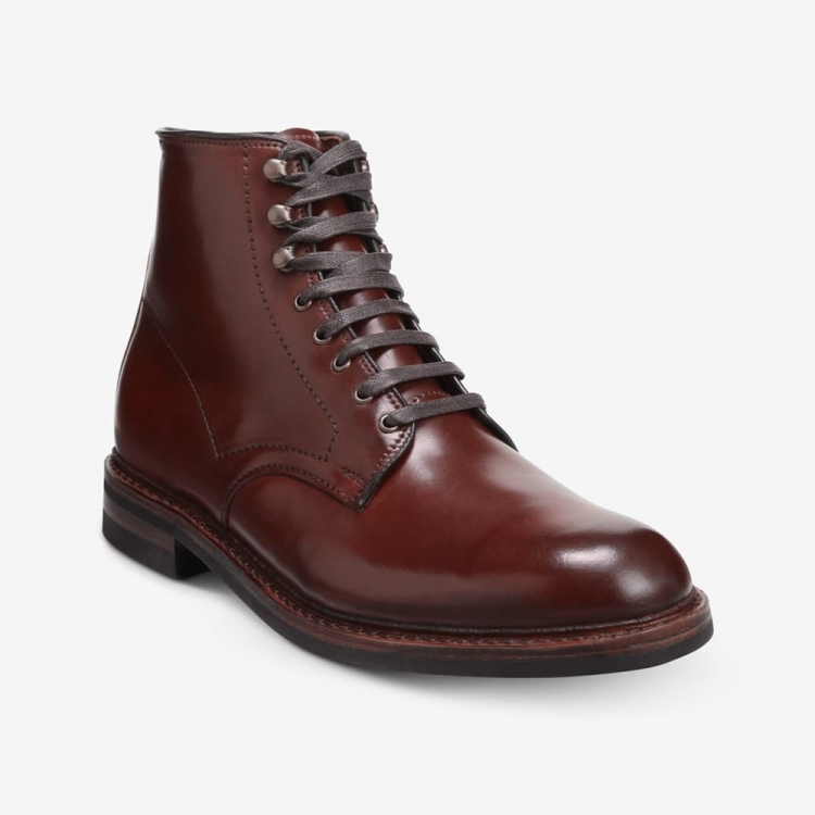 Allen Edmonds Higgins Mill Boot with Shell Cordovan Leather? Chili Cordovan qnL0hJRs - Click Image to Close