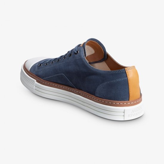 Allen Edmonds Pasadena Sneaker Denim Blue Suede la0GuZ1O