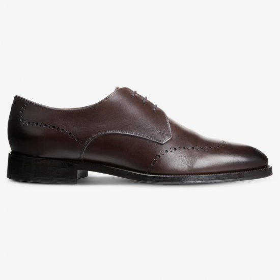 Allen Edmonds Lucca Derby Dress Shoe Dark Brown pdSanyGC