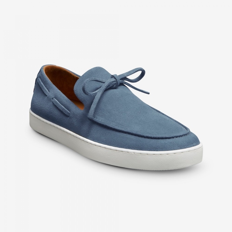 Allen Edmonds Santa Rosa Slip-on Sneaker Denim Suede Av20bcXY - Click Image to Close