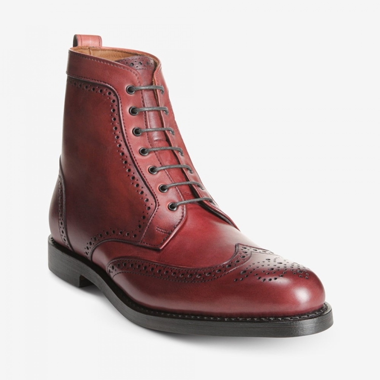 Allen Edmonds Dalton Wingtip Dress Boot Oxblood IU69JvTR - Click Image to Close