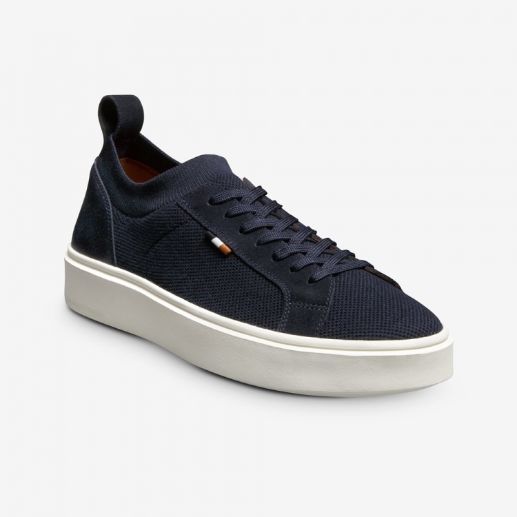 Allen Edmonds Oliver Knit Slip-on Sneaker Navy Sea Fabric ntT9yzIu - Click Image to Close