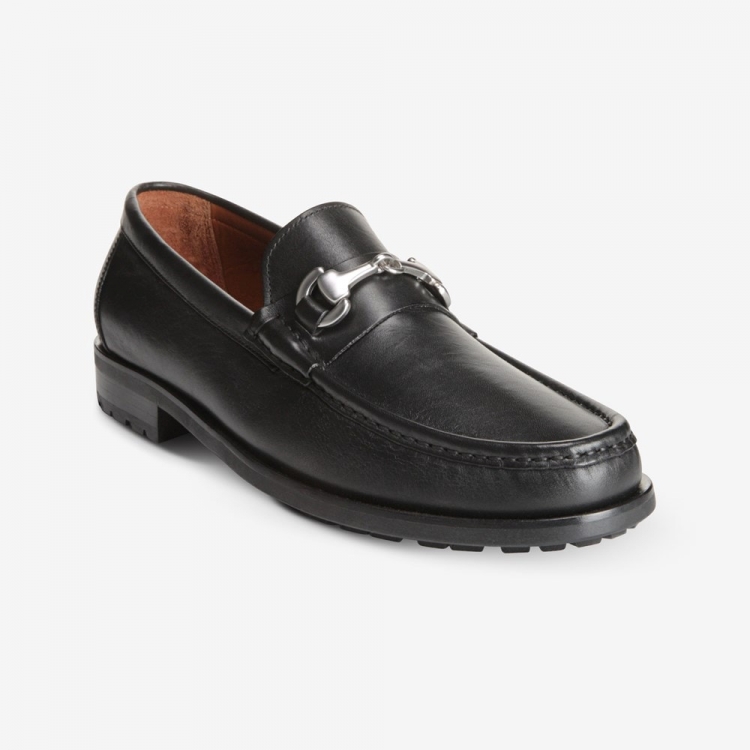 Allen Edmonds Arezzo Italian Loafer Black CG3SVp9J - Click Image to Close