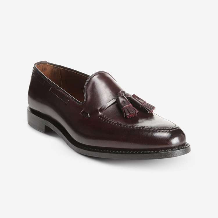 Allen Edmonds Grayson Shell Cordovan Tassel Loafer Burgundy Cordovan tKSevBZ2 - Click Image to Close