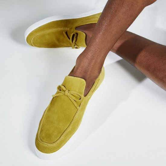 Allen Edmonds Santa Rosa Slip-on Sneaker Citron Suede F05djhAF