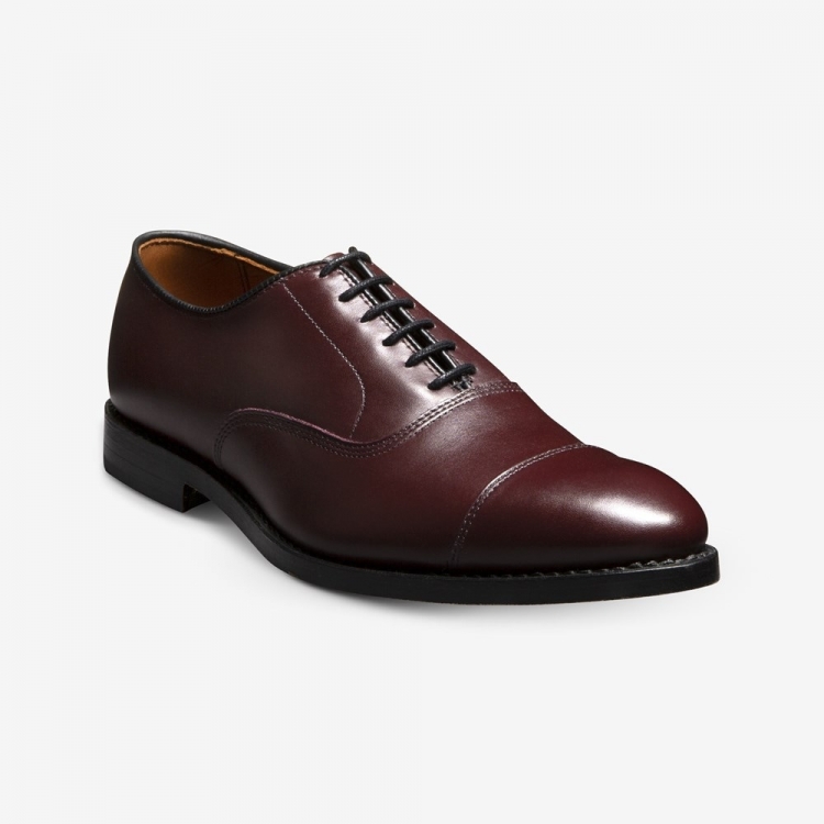 Allen Edmonds Park Avenue Cap-toe Oxford Dress Shoe Burgundy Leather ix9O3igE - Click Image to Close