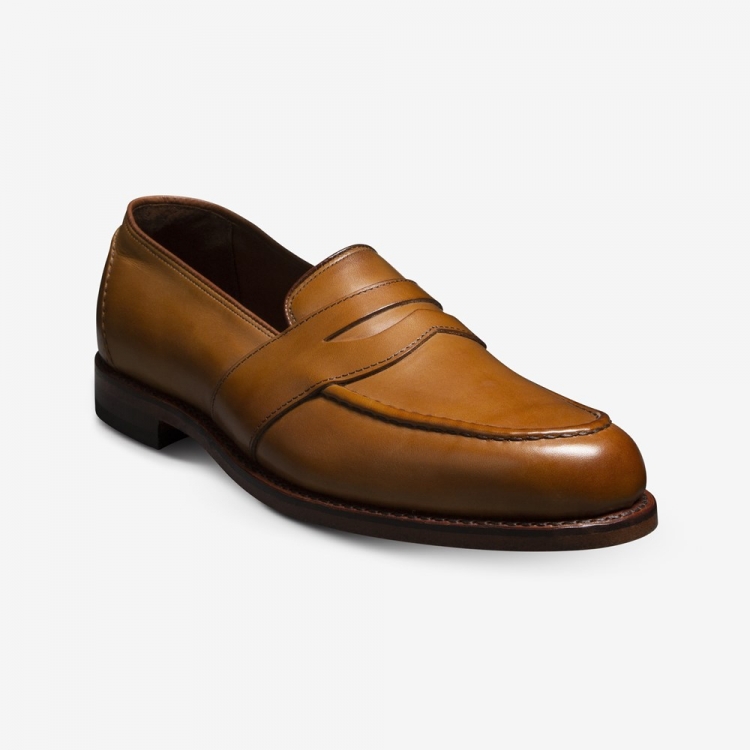 Allen Edmonds Randolph Penny Loafer Walnut Brown X2DHcKMr - Click Image to Close