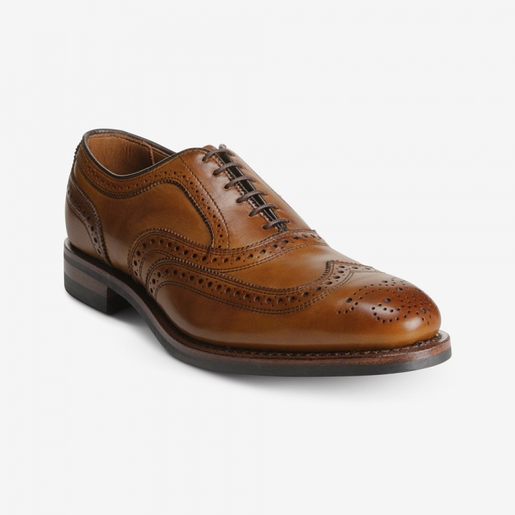 Allen Edmonds McAllister Wingtip Oxford Dress Shoe with Dainite Sole Walnut Brown pqf9NyqP - Click Image to Close