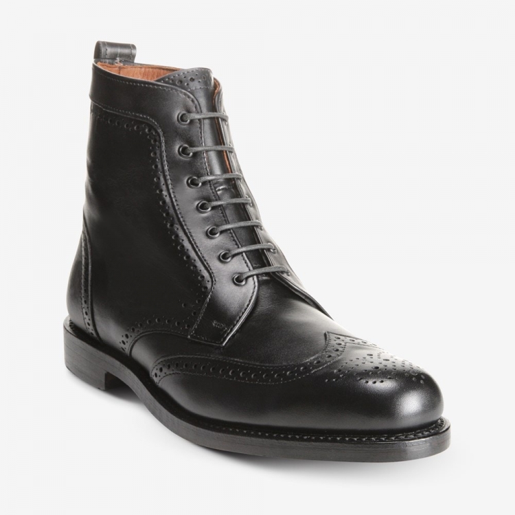 Allen Edmonds Dalton Wingtip Dress Boot? Black K1K1IjfT - Click Image to Close