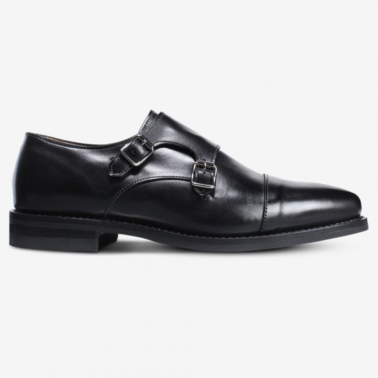 Allen Edmonds Marin Double Monk Strap Dress Shoe with Dainite Sole Black yQgErxoa