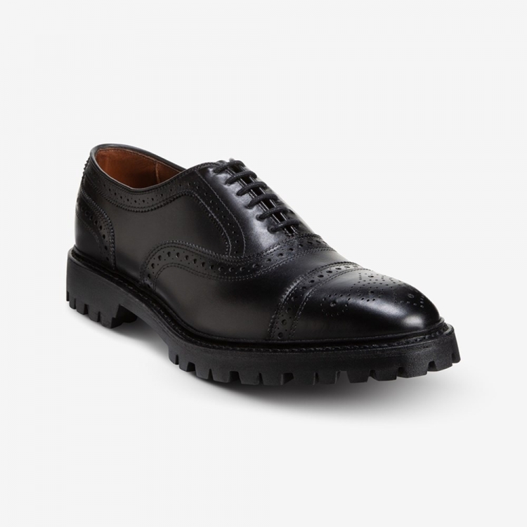 Allen Edmonds Strand Cap-toe Oxford Dress Shoe with Lug Sole Black E5j7cxRg - Click Image to Close