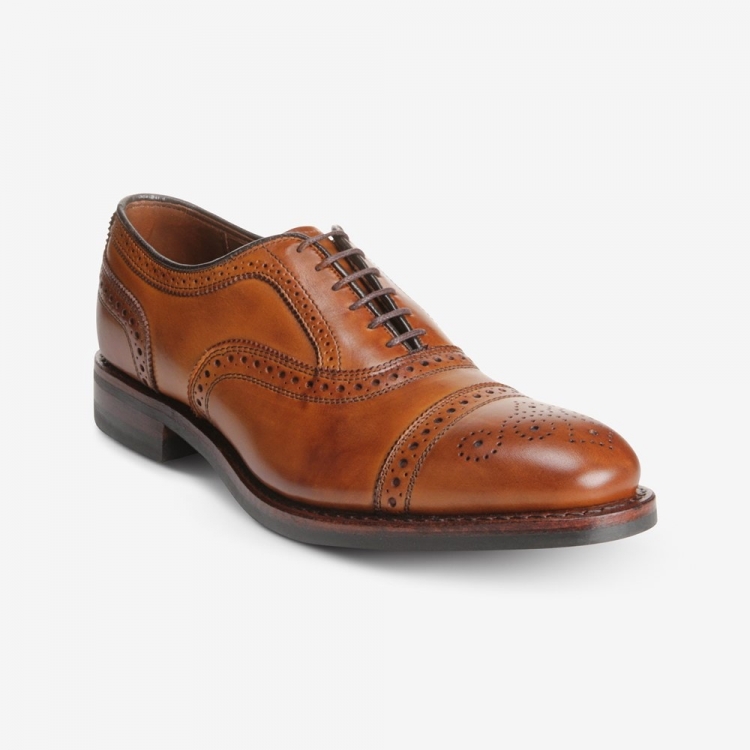 Allen Edmonds Strand Cap-toe Oxford Dress Shoe with Dainite Sole Walnut Brown 7T4xM4nA - Click Image to Close