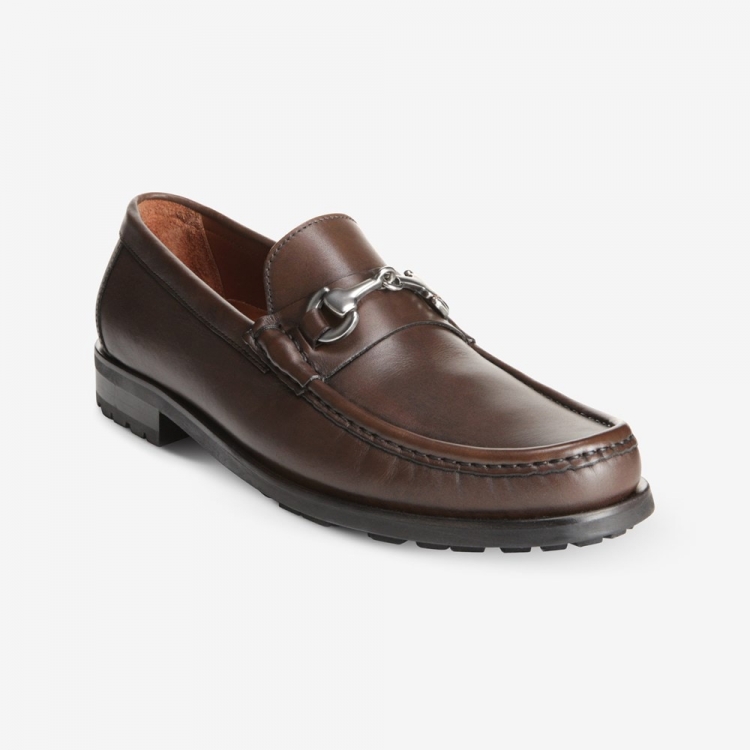 Allen Edmonds Arezzo Italian Loafer Brown N9G7QwfZ - Click Image to Close