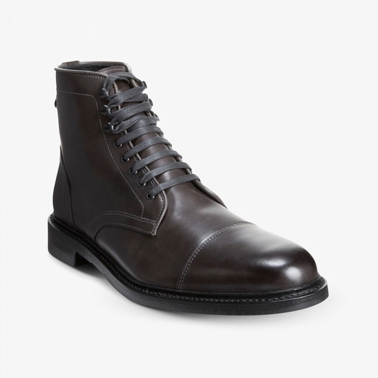 Allen Edmonds Landon Cap-toe Boot Carbon Grey kCXZvucV - Click Image to Close