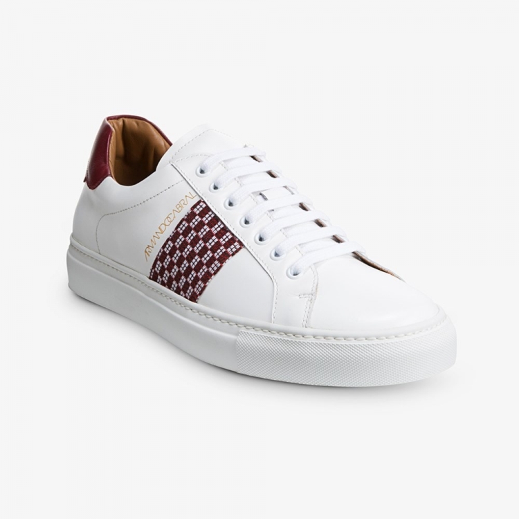 Allen Edmonds Farim Lace-up Sneaker by Armando Cabral White drGfwob1 - Click Image to Close