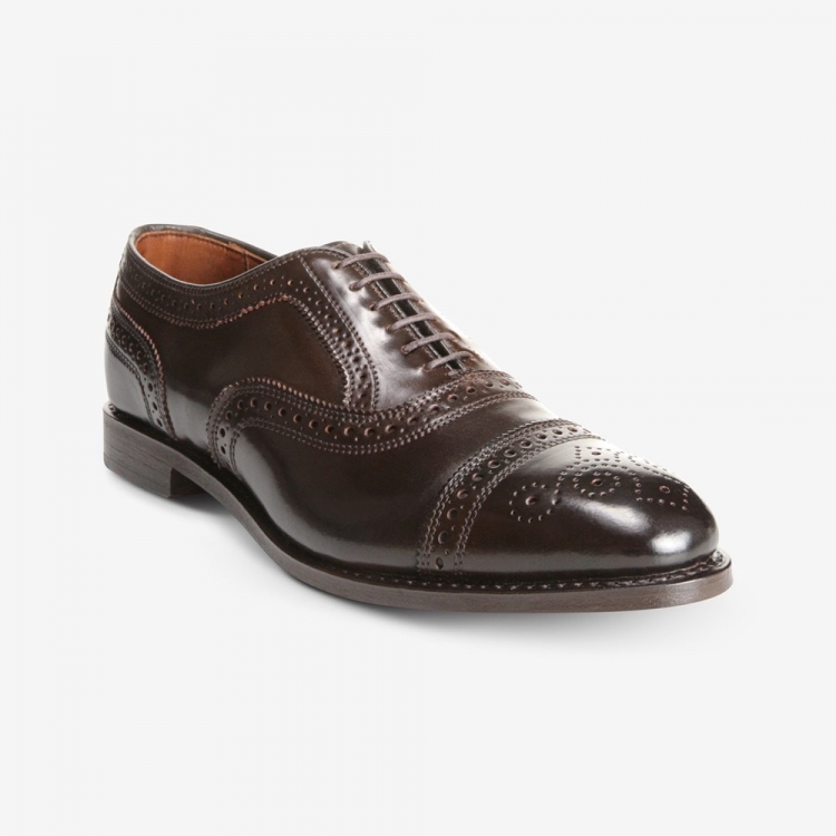 Allen Edmonds Strand Shell Cordovan Cap-toe Oxford Dress Shoe Brown Cordovan lMVeNprb - Click Image to Close